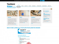 tischlereikieber.at Webseite Vorschau
