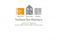 tischlermeister-meierhans.de Webseite Vorschau