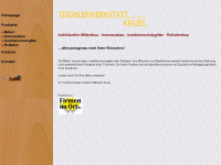tischlerwerkstatt-kruel.de Webseite Vorschau