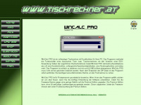tischrechner.at Webseite Vorschau