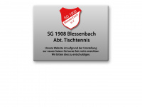 tischtennis-blessenbach.de Webseite Vorschau
