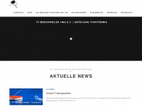 tischtennis-merchweiler.de Webseite Vorschau
