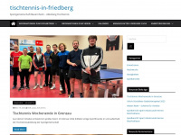 tischtennis-in-friedberg.de Webseite Vorschau