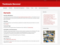 tischtennis-oberursel.de Webseite Vorschau