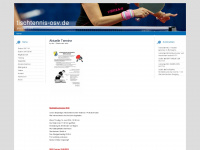 tischtennis-osv.de Webseite Vorschau