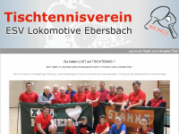 tischtennisebersbach-sachsen.de Webseite Vorschau