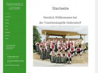 tk-gedersdorf.at Webseite Vorschau