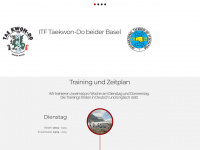 tkd-basel.ch Webseite Vorschau