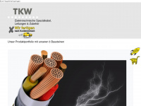 tkw-kabeltechnik.de Webseite Vorschau