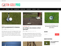 tm-golfpro.de Webseite Vorschau