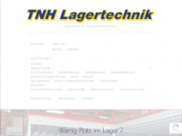 tnh-lagertechnik.de Webseite Vorschau