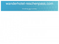 wanderhotel-reschenpass.com Webseite Vorschau