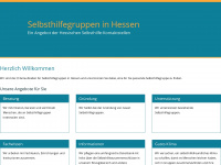 selbsthilfe-hessen.net Webseite Vorschau
