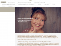 thomann-psychotherapie.de Webseite Vorschau