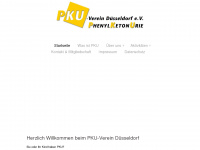 pku-verein-duesseldorf.de Webseite Vorschau