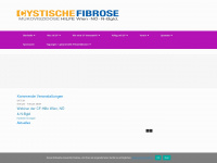 cystischefibrose.at Webseite Vorschau