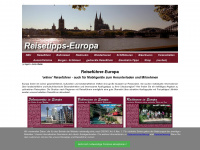 reisetipps-europa.de Webseite Vorschau