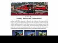 eisenbahn-europa.de Webseite Vorschau