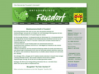 feusdorf.de Webseite Vorschau