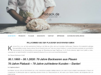 plaback.de Webseite Vorschau