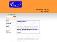toepferei-tonikum.de Webseite Vorschau