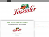 toesstaler.ch Webseite Vorschau
