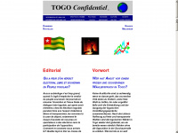 togo-confidentiel.de Webseite Vorschau