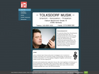 tolksdorf-musik.de Webseite Vorschau