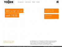 toller.ch Webseite Vorschau