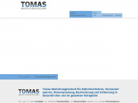tomas-abdichtungstechnik.de Webseite Vorschau