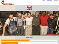tomatoespizza.de Webseite Vorschau