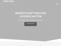 tomclean.ch Webseite Vorschau