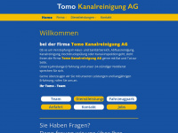 tomo-kanal.ch Webseite Vorschau