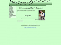 toms-touren.de Webseite Vorschau