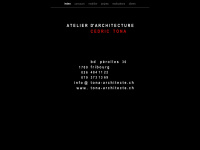 tona-architecte.ch Webseite Vorschau