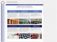 tonatronic.ch Webseite Vorschau