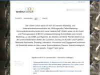 tondeur-consult.ch Webseite Vorschau