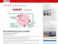 tonik.de Webseite Vorschau