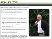 toninton-musik.de Webseite Vorschau