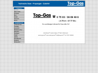 top-gas.de Webseite Vorschau