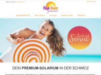 top-sun.ch Webseite Vorschau