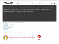 topaudio.ch Webseite Vorschau