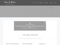 tophair.ch Webseite Vorschau