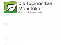 topinambur-manufaktur.de Webseite Vorschau