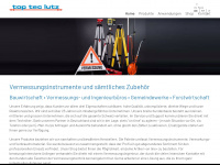 toptec.ch Webseite Vorschau