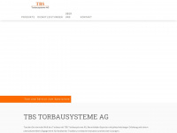 torbausysteme.ch Webseite Vorschau