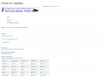 linux-on-laptops.com Webseite Vorschau