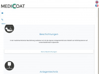 medicoat.ch Webseite Vorschau