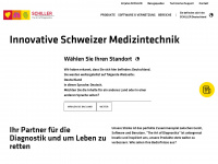 schiller.ch Webseite Vorschau
