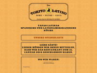 torito-latino.de Webseite Vorschau